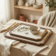 Wooden Tray Set 2 Pcs